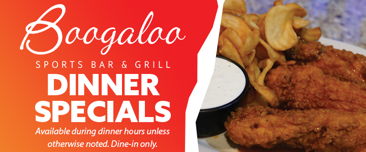 Bongaloo Dinner Specials